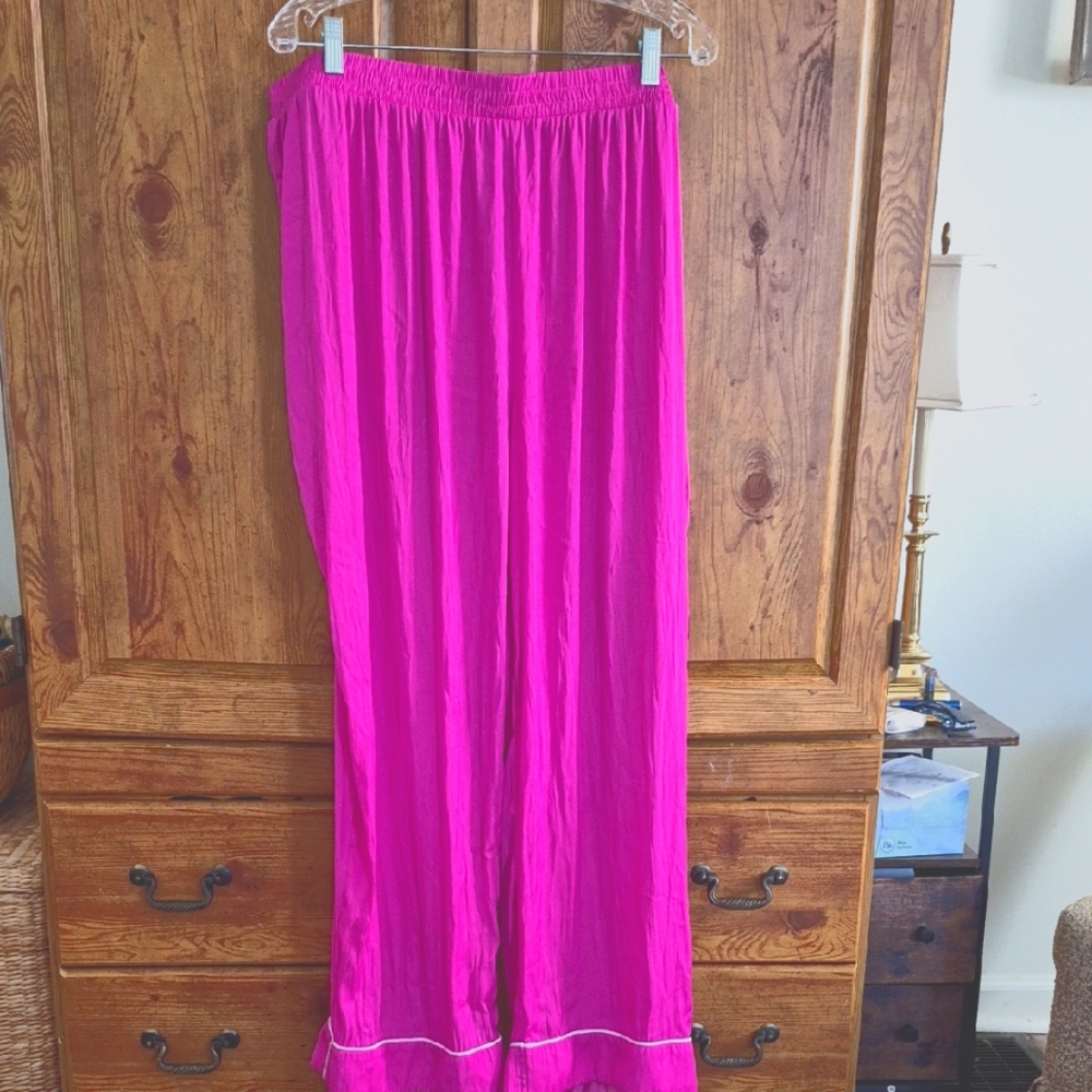 Sofia Intimates By Sofia Vergara Silky Nylon Pajama Pants 3X
